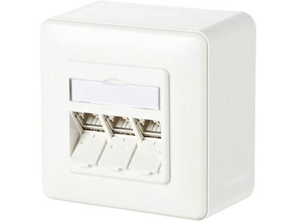 BTR NETCOM 130B11D30002-E, RJ-45, 6a, Valkoinen