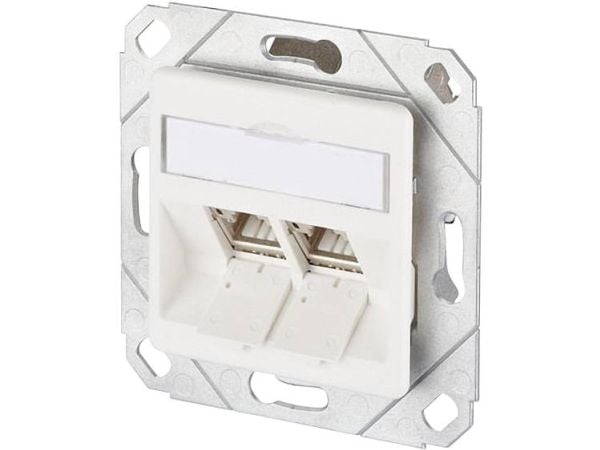 METZ CONNECT 130B12D21102-E, RJ-45, 6a, Valkoinen, Akryylinitriilibutadieenistyreeni (ABS), Sinkki, GHMT, CE, 50 V