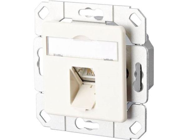 METZ CONNECT 130C371102-I, RJ-45, 6a, valkoinen, 69,9 mm, 39,5 mm, 69,9 mm