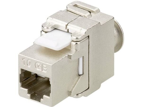 Goobay 95900, Flat, Sølv, RJ-45, IDC, Hunkjønn, 10GBase-T