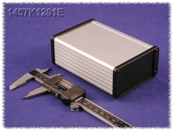 Hammond Electronics 1457J1601E universalkabinett 160 x 84 x 28,5 aluminium hvit, 1 stk