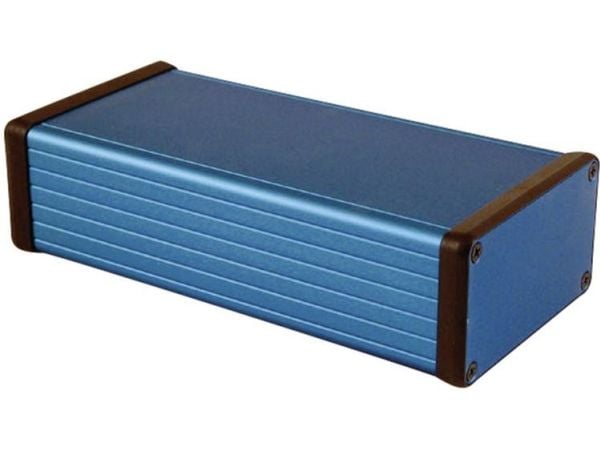 Hammond Electronics 1455K1601BU universal-kabinet 160 x 78 x 43 aluminium blå, 1 stk