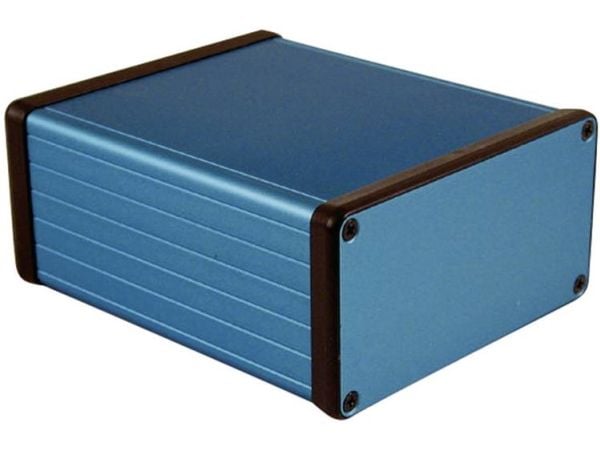 Hammond Electronics 1455N1201BU universalkabinett 120 x 103 x 53 aluminium blå, 1 stk