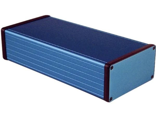 Hammond Electronics 1455N2201BU Yleiskotelo 220 x 103 x 53 Alumiini Sininen 1 kpl 1kpl