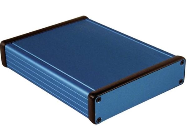Hammond Electronics 1455P1601BU Universalkabinetti 160 x 125 x 30.5 Alumiini Blå 1 stk 1 stk