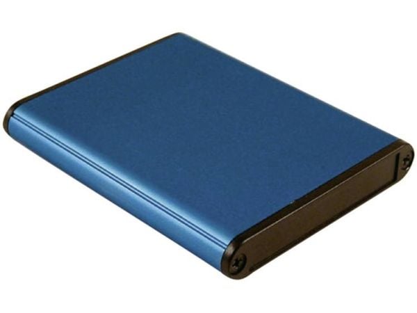 Hammond Electronics 1455A802BU universalkapsling 80 x 70 x 12 aluminium blå 1 stk