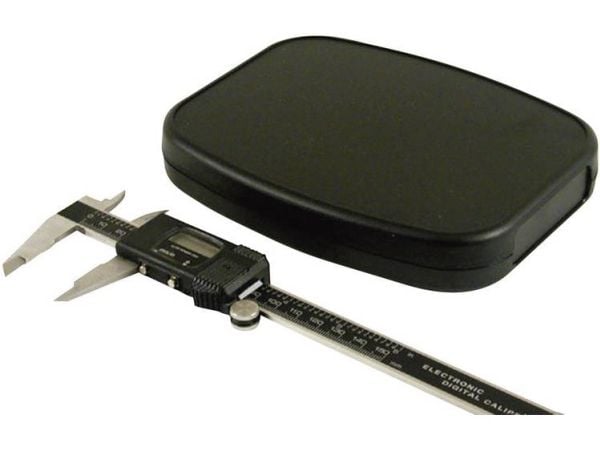 Hammond Electronics 1599TABMBK universalkabinett 170 x 135 x 27 ABS svart 1 stk
