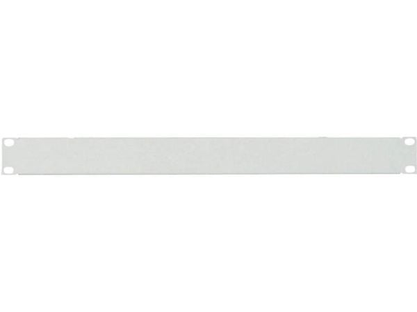 LogiLink PN104G, Glanset panel, Grå, Stål, 4U, 48,3 cm (19"), 482,6 mm