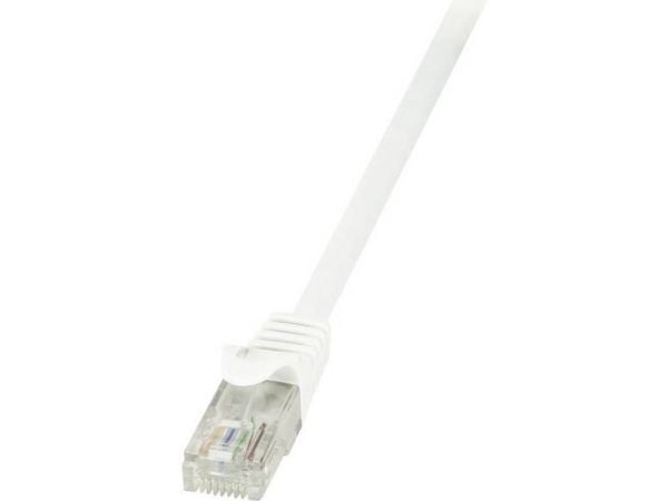 LogiLink 20m Cat.6 U/UTP, 20 m, Cat6, U/UTP (UTP), RJ-45, RJ-45, Hvit
