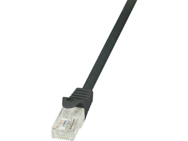 LogiLink EconLine - Koblingskabel - RJ-45 (hann) til RJ-45 (hann) - UTP - CAT 6 - svart