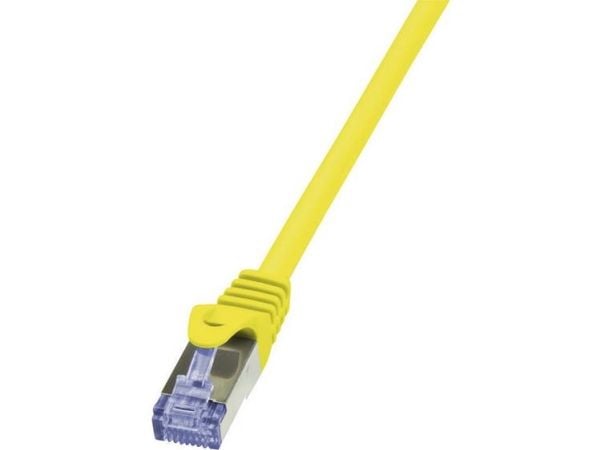LogiLink Cat6a S/FTP, 5m, 5 m, Cat6a, S/FTP (S-STP), RJ-45, RJ-45, Gult