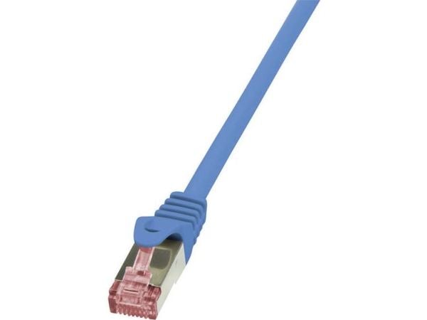 LogiLink PrimeLine - Koppeledning - RJ-45 (hann) til RJ-45 (hann) - 1,5 m - SFTP, PiMF - CAT 6 - halogenfri - blå