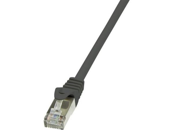 LogiLink - Koblingskabel - RJ-45 (hann) til RJ-45 (hann) - foliebelagt uskjermet tvinnet kabelpar (F/UTP) - CAT 5e - svart