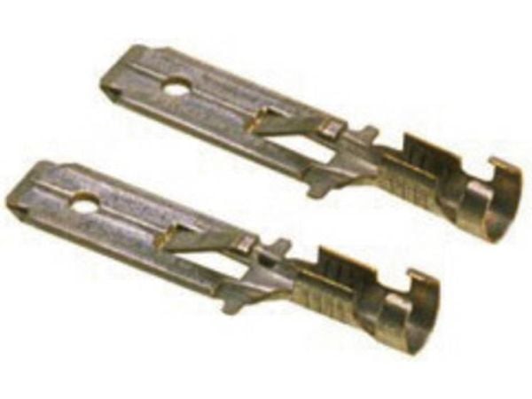 LAPP 63501022 flatstift, stiftbredde 6,3 mm, stifttykkelse 0,8 mm, 180°, uisolert metall, 100 stk