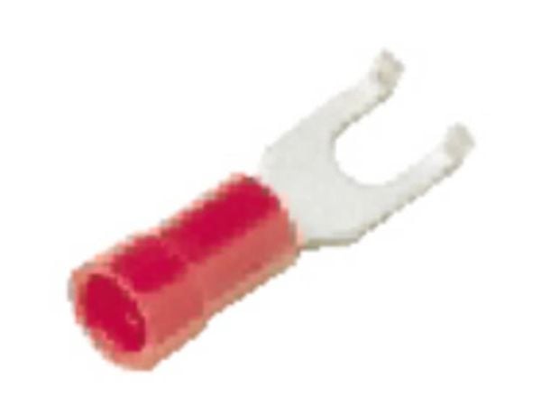 LAPP gaffelsko med fläns 0,50–1,50 mm² håldia 3,7 mm röd (100 st.)