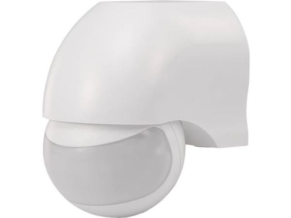 Renkforce 1034069, Passiv infraröd (PIR) sensor, Kabel, 12 m, Vägg, Utomhus, Vit