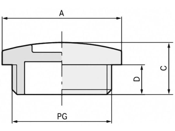 LAPP polyamiditulppa PG7 SKINDICHT BLK-GL 7 vaaleanharmaa 52024848