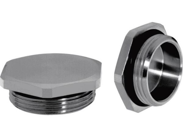 Lapp 52103415, Stoppa, mässing, Nickel, 2,2 cm, 50 styck