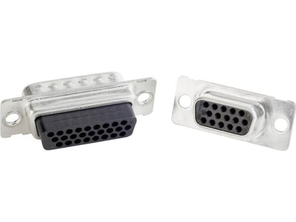 Conec 164X11949X, D-SUB, Hopea, Naaras, Suora, Nikkeli/Kulta, IP20