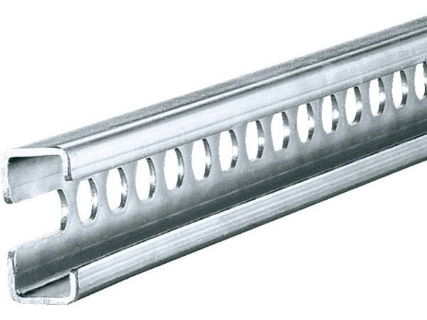 Rittal 4944.000, Kehikkokisko, Hopea, 6 kpl