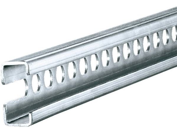 Rittal 4945.000, Rackskinne, Stål, Sølv, 6 stykker