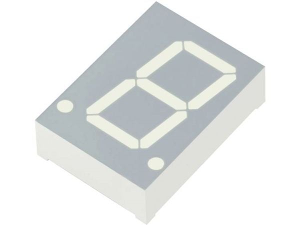 Kingbright 7-segmenttinäyttö Vihreä 20.32 mm 2 V Digit: 1