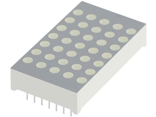 Kingbright punktmatris-display röd 30,6 mm 1,85 V