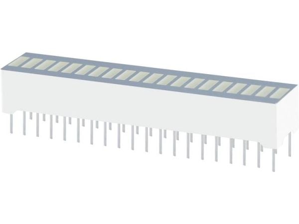 Kingbright LED søylediagram gul (B x H x D) 50.7 x 10.16 x 8 mm