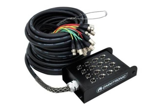 Omnitronic 30304625, 30 m, Sort, 180 mm, 90 mm, 260 mm, 12,6 kg