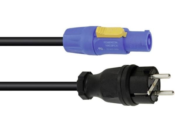 PSSO POWERCON strømkabel, 5,0 m H07RN-F 3G1,5