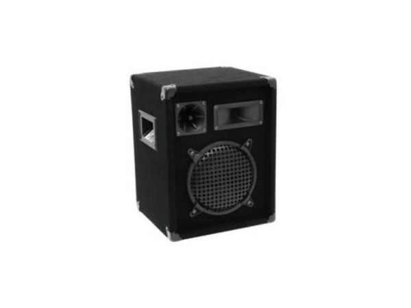Omnitronic DX-822, 3-veis, 1.0 kanaler, Koblet med ledninger (ikke trådløs), 150 W, 50 - 18000 Hz, Sort