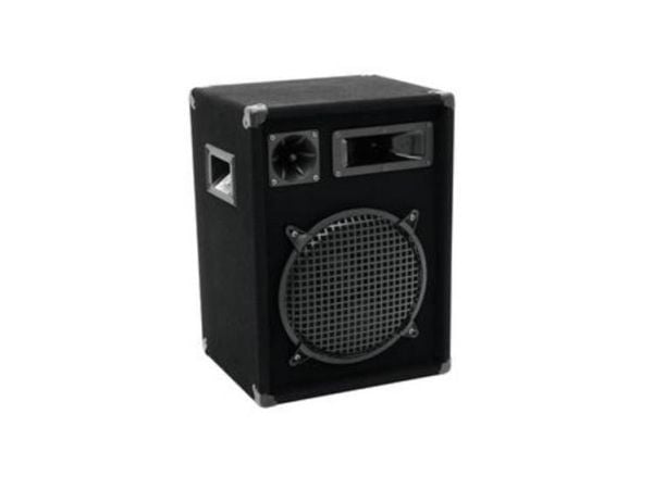 Omnitronic DX-1022, 3-veis, 1.0 kanaler, Koblet med ledninger (ikke trådløs), 200 W, 50 - 18000 Hz, Sort