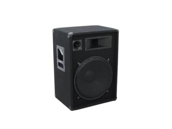 Omnitronic DX-1522, 1.0 kanaler, 400 W, 30 - 18000 Hz, 8 O, Sort