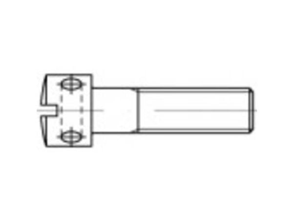 TOOLCRAFT 1060635 krysskruer M3 6 mm spor DIN 404 rustfritt stål 100 stk