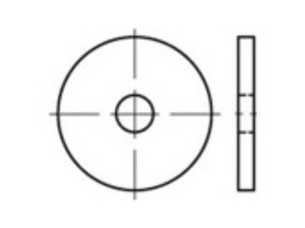 TOOLCRAFT 68 mm A4 rustfrit stål 1066656 25 kpl 1066656 25 kpl