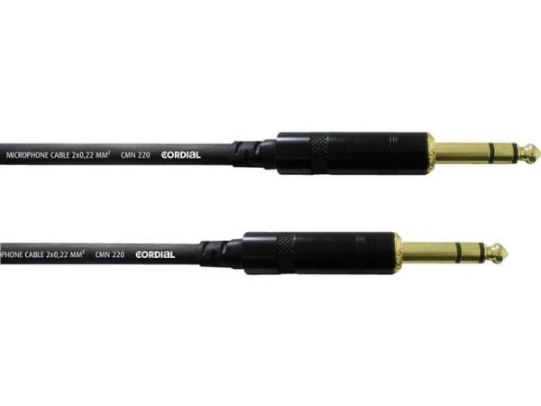 Cordial CFM3VV Jack Instrument Cable [1x Jack 6,3 mm - 1x Jack 6,3 mm] 3,00 m svart