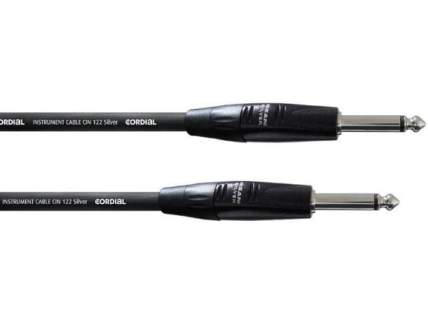Cordial CII 3 PP, 6.35mm, Hankjønn, 6.35mm, Hankjønn, 3 m, Sort