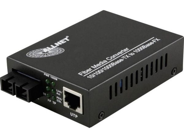 ALLNET ALL-MC105G-SC-SM, 1000 Mbit/s, IEEE 802.3, IEEE 802.3ab, IEEE 802.3u, IEEE 802.3x, IEEE 802.3z, Gigabit Ethernet, 10,100,10000 Mbit/100BASET...