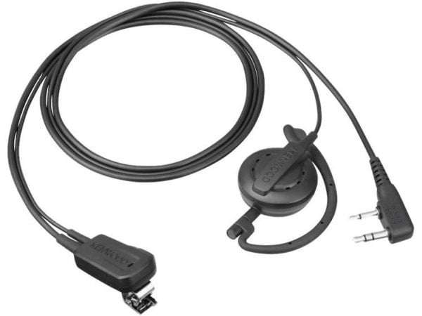 Kenwood EMC-12W, Koblet med ledninger (ikke trådløs), Samtaler/musikk, 33 g, Hodesett, Sort
