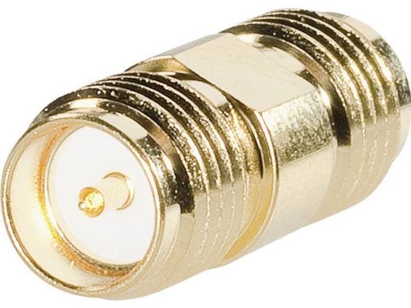 BKL Electronic 0419122, Hunstik/Hunstik, 50 ohm (O), kultainen