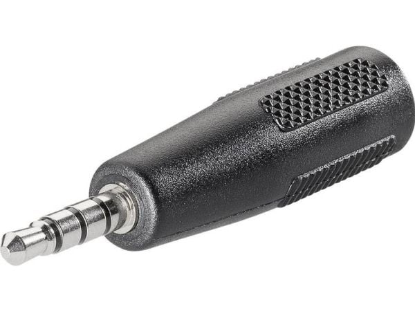 BKL Electronic 1102058, 3.5 mm 4-pin, 2.5 mm 4-pin, Svart
