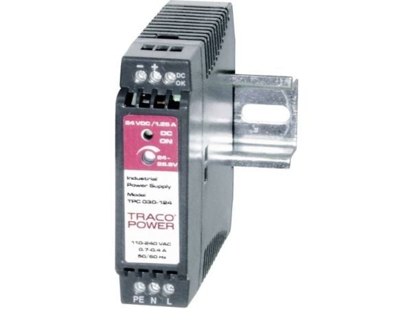 Traco Power TPC 030-112, 26 W, 85 - 264 V, 84 %, Sort, -25 - 70 °C, 26,5 mm, -25 - 70 °C, 26,5 mm