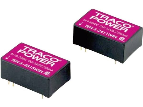 Traco Power TEN 6-2421WIN, 20,3 mm, 10,2 mm, 31,8 mm, 12,7 g, 5 W, 9-36 V