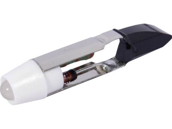 CML LED-merkkivalaisin T5.5 Lämmin valkoinen 24 V/DC, 24 V/AC 1260 mcd