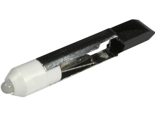 CML LED-merkkivalaisin T 6.8 Lämmin valkoinen 24 V/DC, 24 V/AC 1530 mcd 1530 mcd