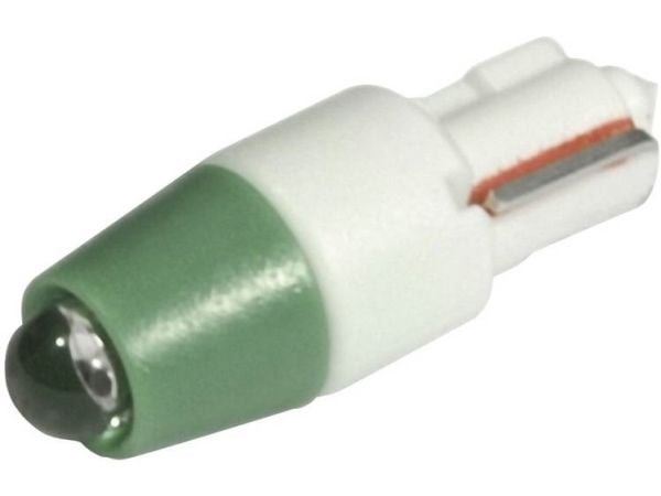CML LED-merkkivalo W2 x 4,6d Vihreä 24 V/DC, 24 V/AC 1500 mcd