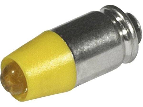 CML LED-merkkivalo T1 3/4 MG Keltainen 12 V/DC, 12 V/AC 280 mcd 280 mcd
