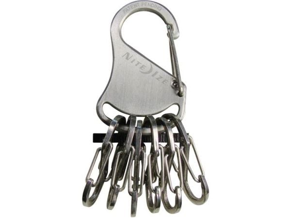 Nite Ize KeyRack Locker, Nøkkelkarabin, Rustfritt stål, Rustfritt stål, 39,1 mm, 78,1 mm, 37 g