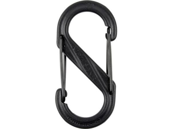 Nite Ize S-Biner Plastic Dual Carabiner #2 - Karabinerklips - svart