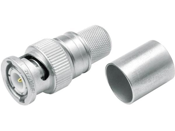 Telegärtner BNC-kaapeliliitin puristusliitin G37 50 Ohm puristus / puristus Professional A3326 G37 (2.7/7.25) - 5 kpl (J01000A0061)